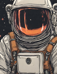 Astronaut Metal Print