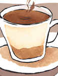Coffee Cup Metal Print