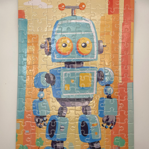 City Robot Jigsaw Puzzle (120pcs)