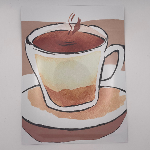 Coffee Cup Metal Print