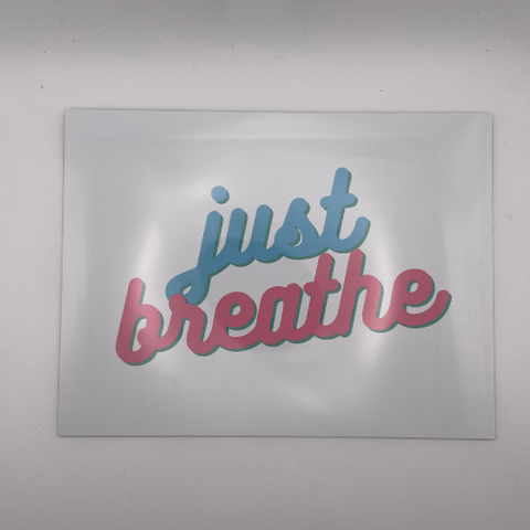 Just Breathe Metal Print
