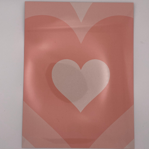 Print Heart Metal Print