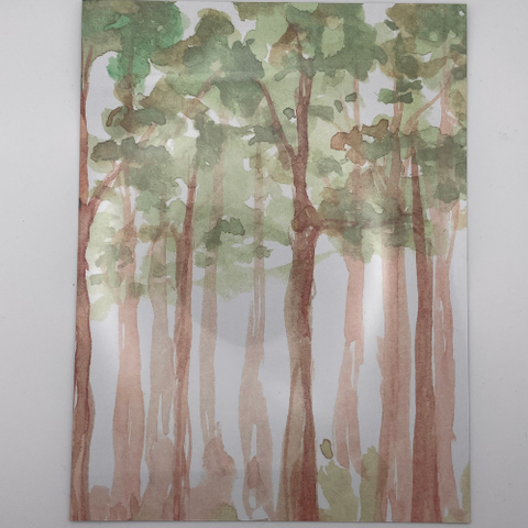 Forest Trees Metal Print