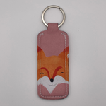Cute Fox Lip Balm Keyring