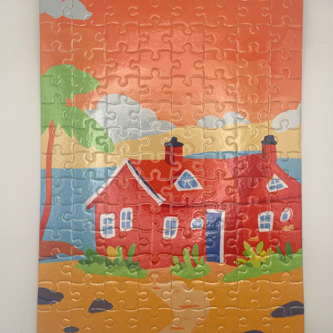 Red House Jigsaw Puzzle (120pcs)