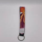 Watercolour Volcano Key Strap