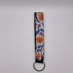 Orange Flowers Key Strap