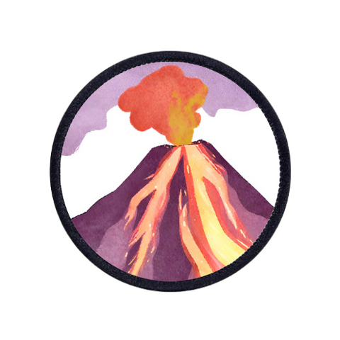 Watercolour Volcano