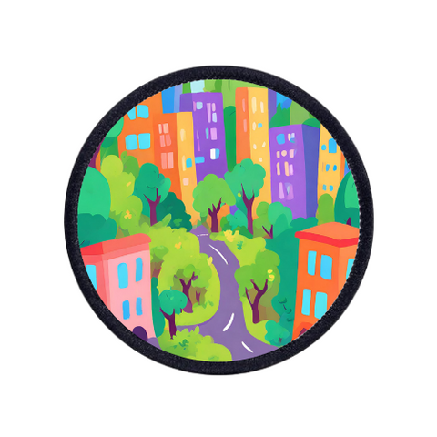 Colourful Overgrown City