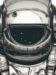 Black & White Astronaut