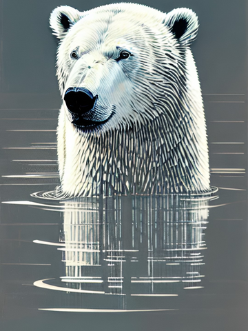 Water Polar Bear (01)
