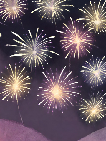 Purple Fireworks (01)