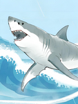 Watercolour Shark (01)