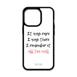 All Too Well iPhone Case