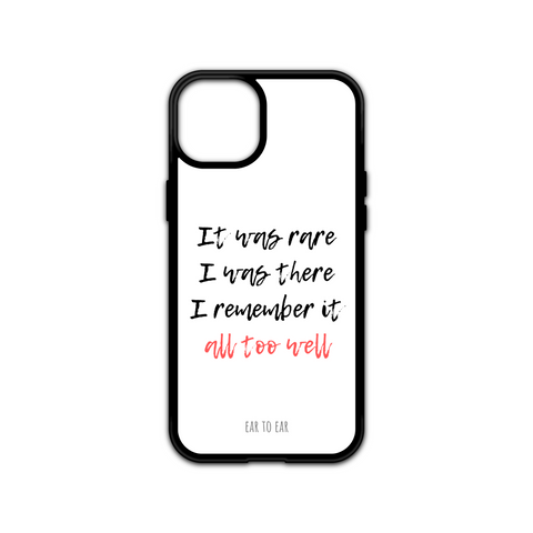 All Too Well iPhone Case