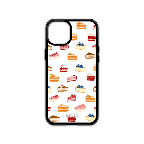White Cake Print iPhone Case